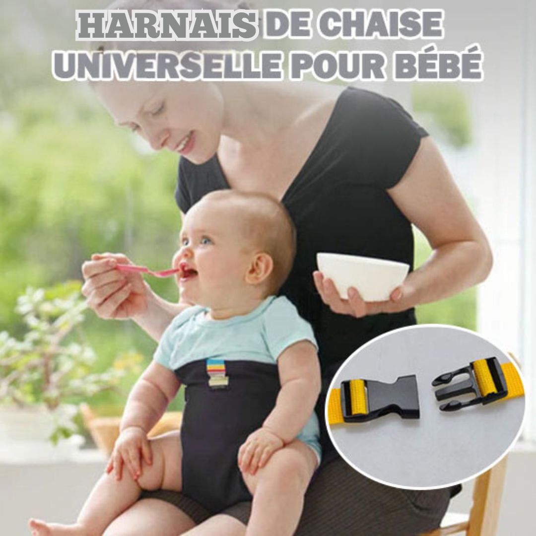 HARNAIS DE CHAISE POUR BÉBÉ | BÉBÉSÉCURE™ - Nathalie Blouin