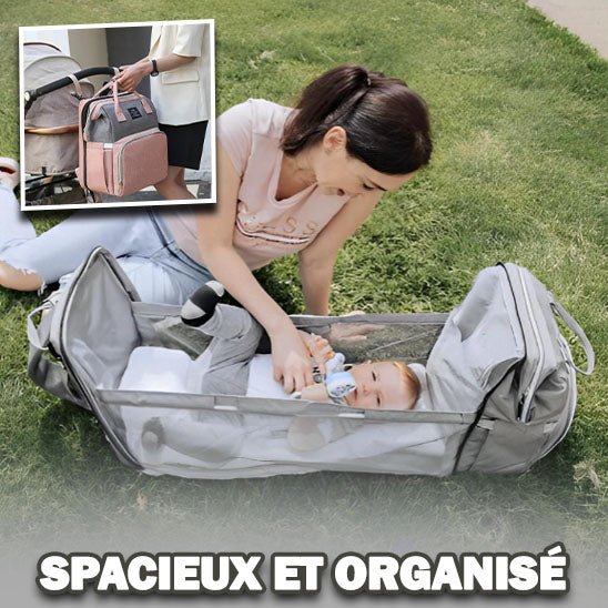 Sac à langer avec lit pliable | BabyNappy™ - Nathalie Blouin