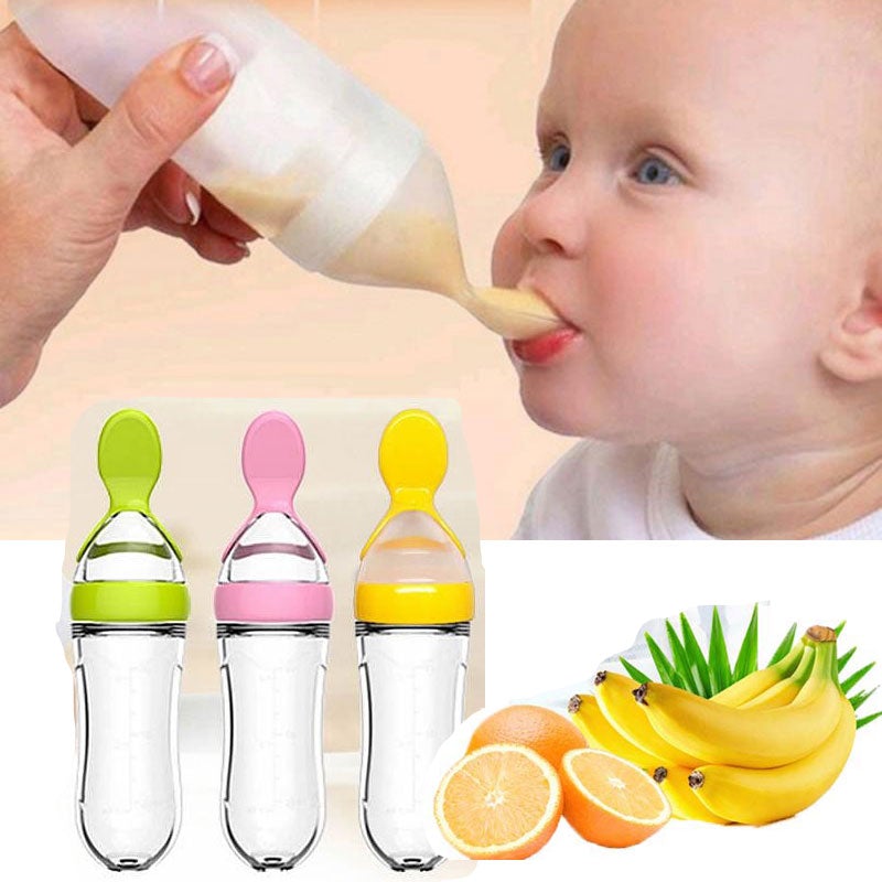 Biberon avec cuillère pour nouveau-né | EasyBottle™ - Bébé... ÔKe-Oui